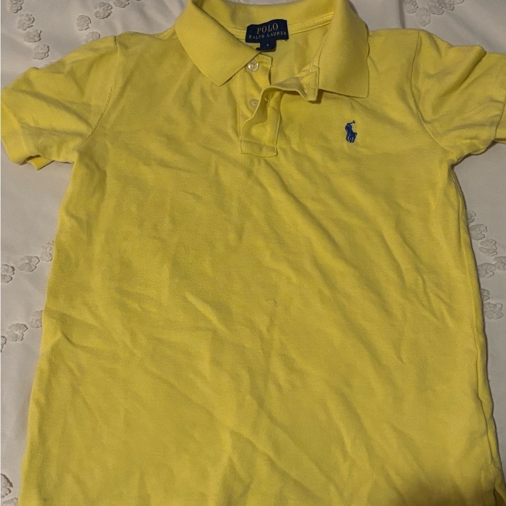 Polo by Ralph Lauren Yellow Classic Polo Shirt